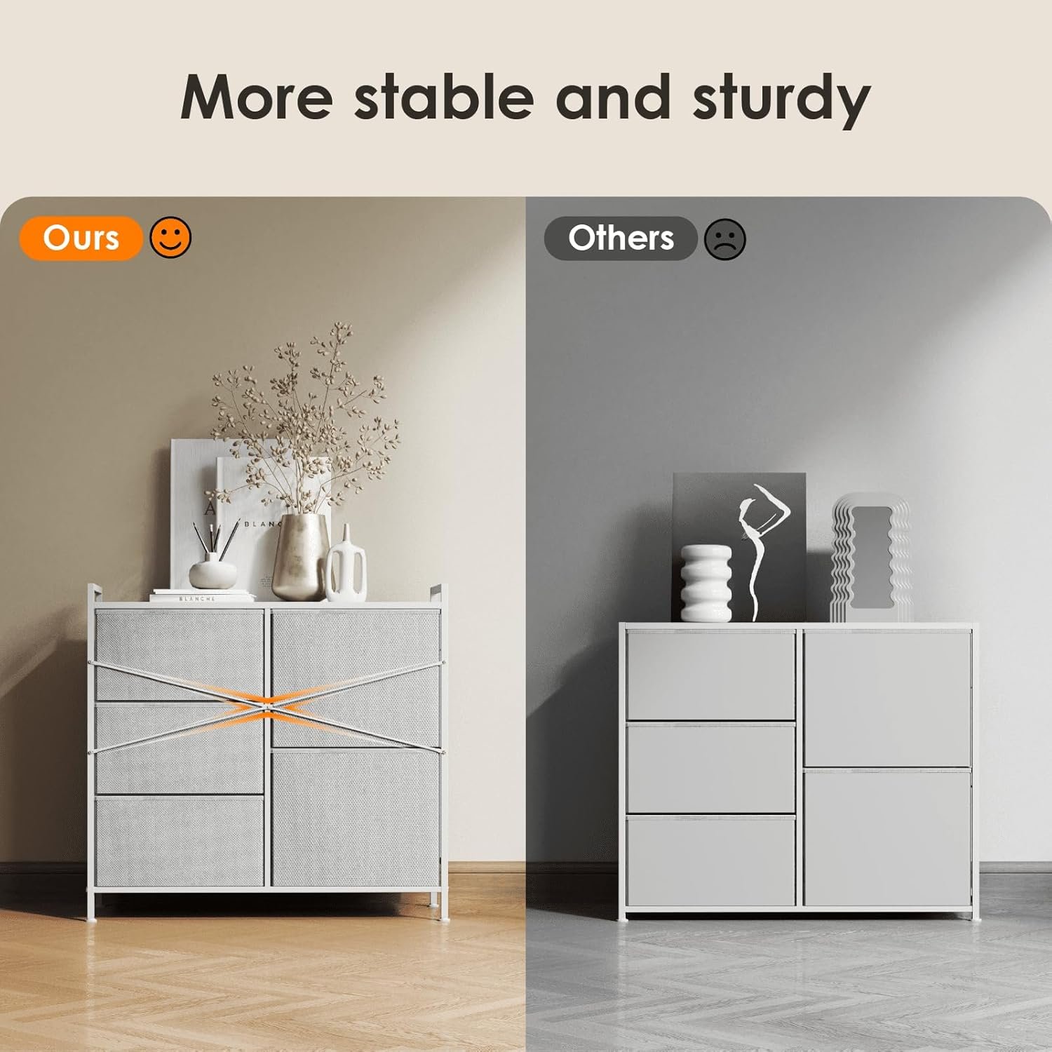 Dresser for Bedroom with 5 Drawers - Image 5