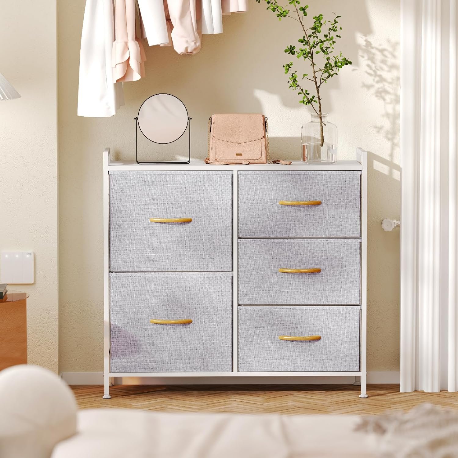 Dresser for Bedroom with 5 Drawers - Image 4